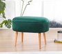 Atelier Del Sofa Moile - Puf de Terciopelo Verde